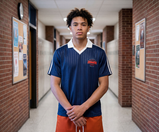Varsity Peak Bound Collar Soccer Jersey