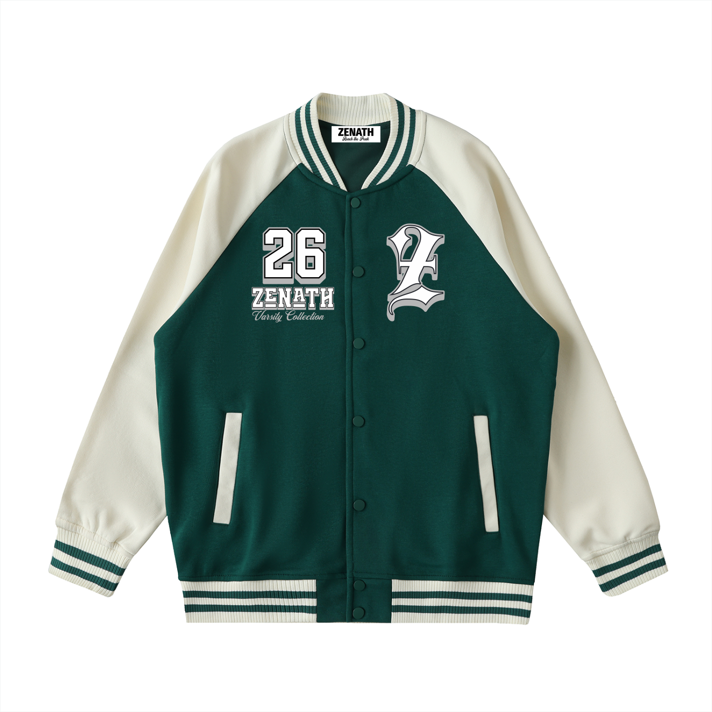 Varsity Fraternity Two Tone Raglan Jacket