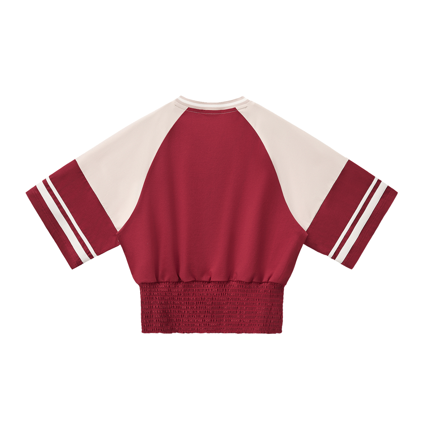 Varsity Club Women's Color Block Ruched T-Shirt