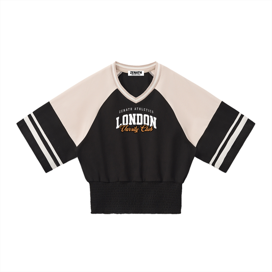 Varsity Club Women's Color Block Ruched T-Shirt