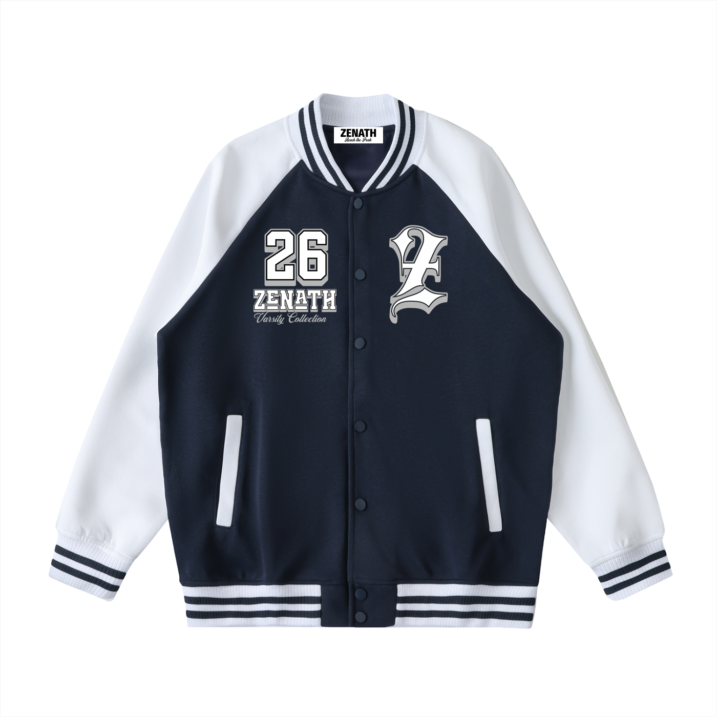 Varsity Fraternity Two Tone Raglan Jacket