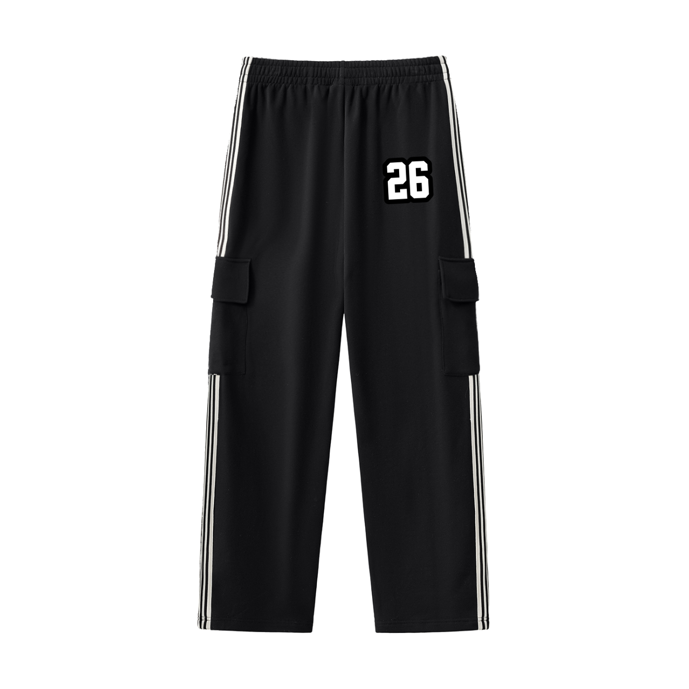 Varsity Superior Side Stripe Straight-Leg Pants