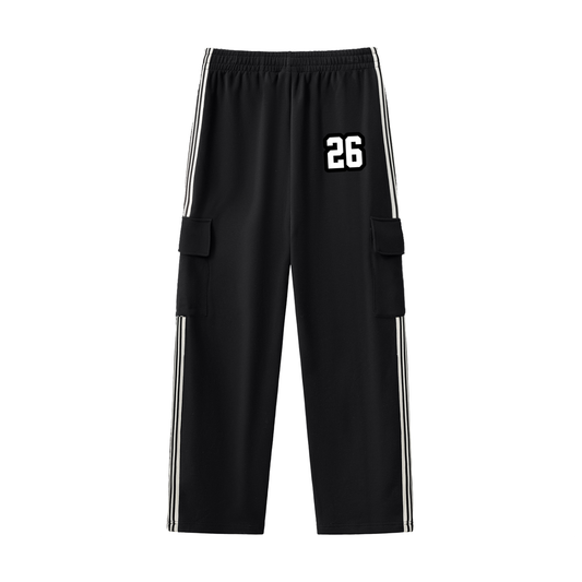Varsity Superior Side Stripe Straight-Leg Pants