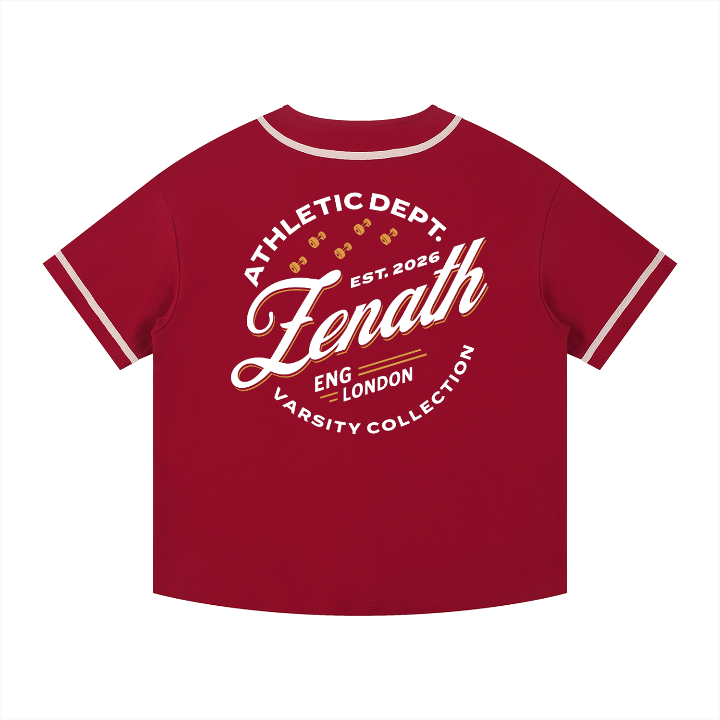 Varsity Script Button-Up Jersey