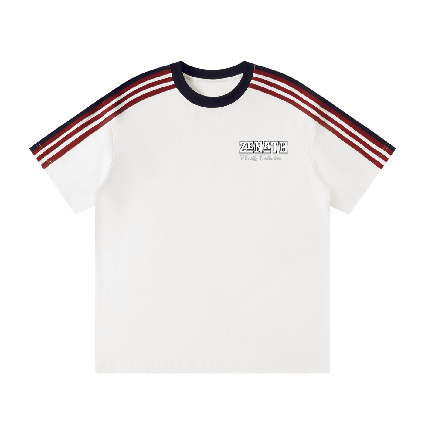 Varsity Fraternity Colorblock Striped T-Shirt