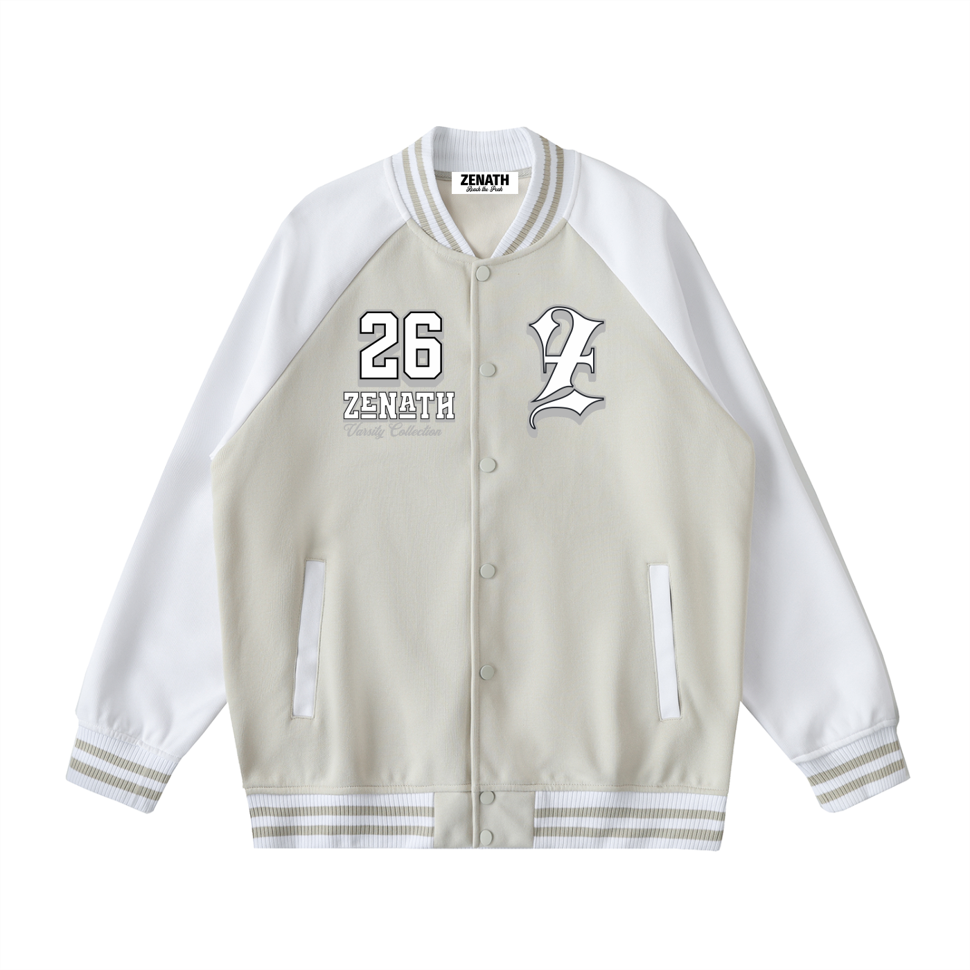 Varsity Fraternity Two Tone Raglan Jacket
