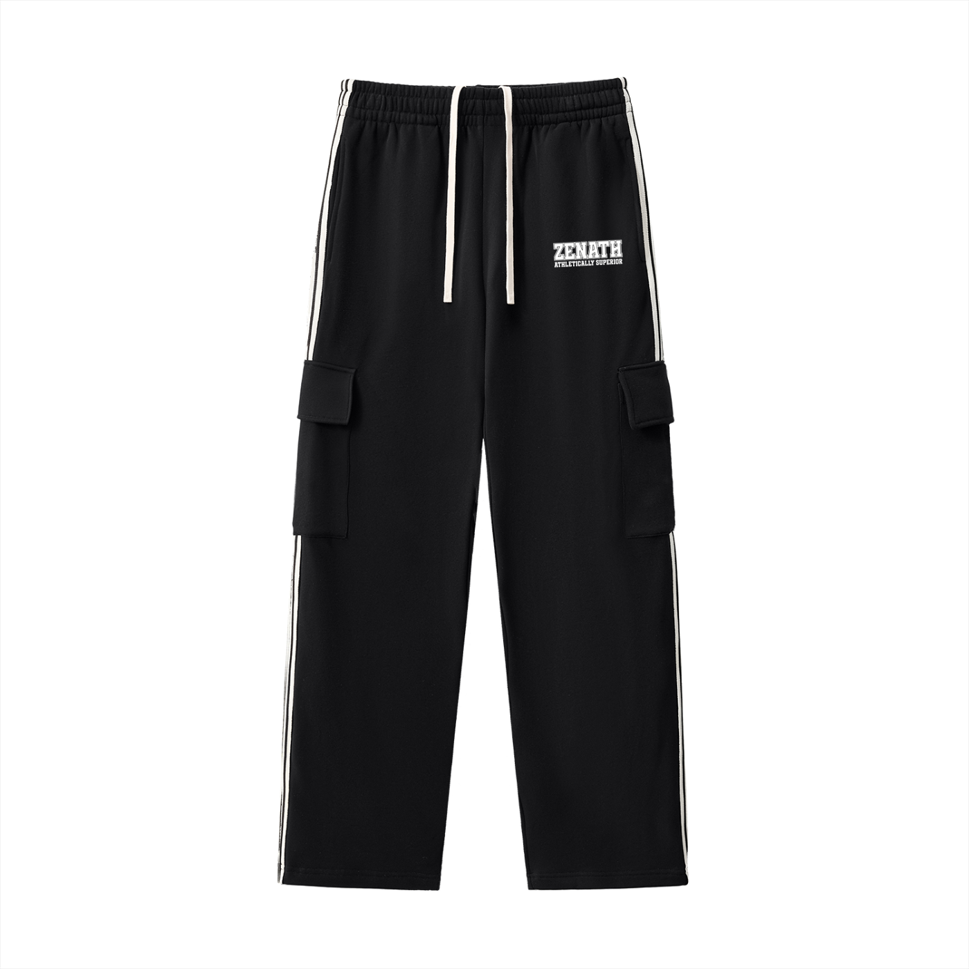 Varsity Superior Side Stripe Straight-Leg Pants