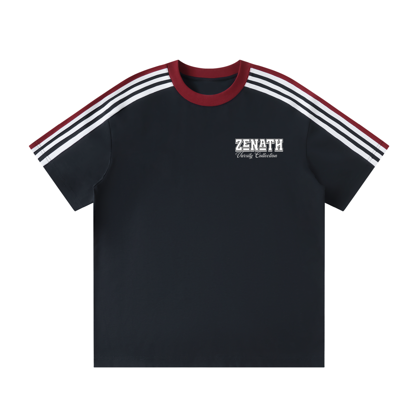 Varsity Fraternity Colorblock Striped T-Shirt