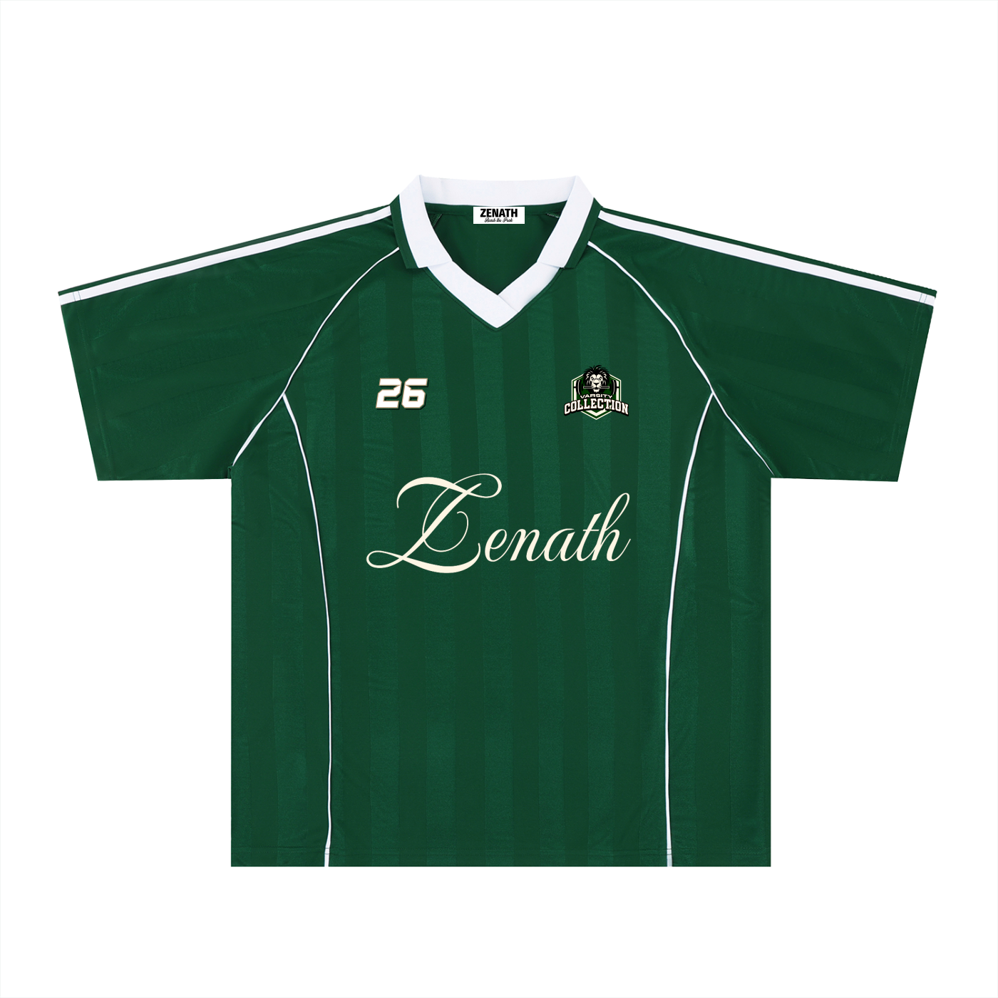 Shadow Stripe Collared Soccer Jersey