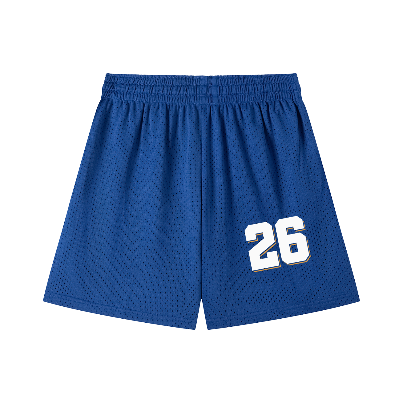 Varsity Script Mesh Drawstring Shorts