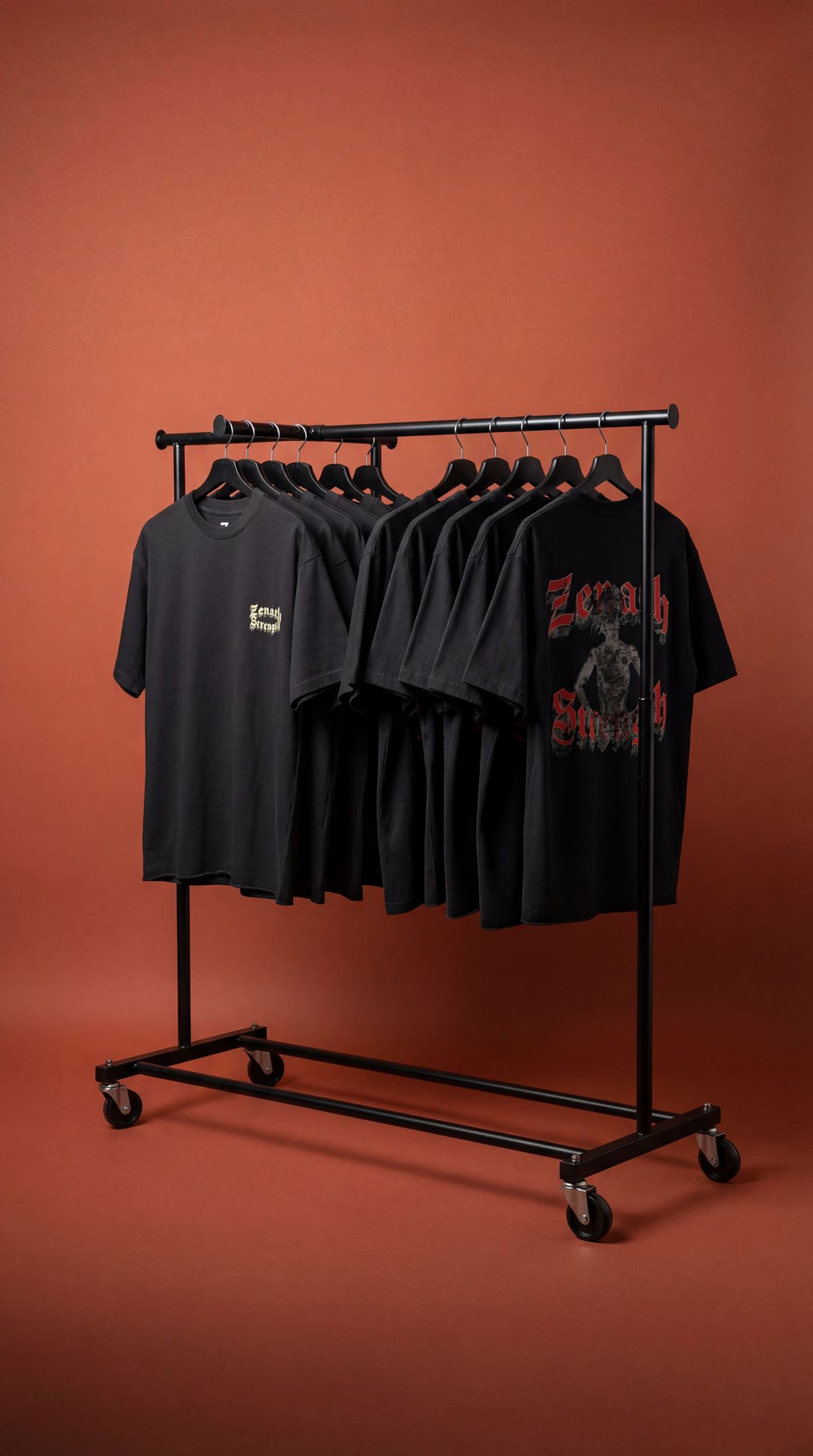 Strength Oversized Faded Tee
