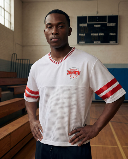 Varsity Peak Bound Mesh Boxy Tee
