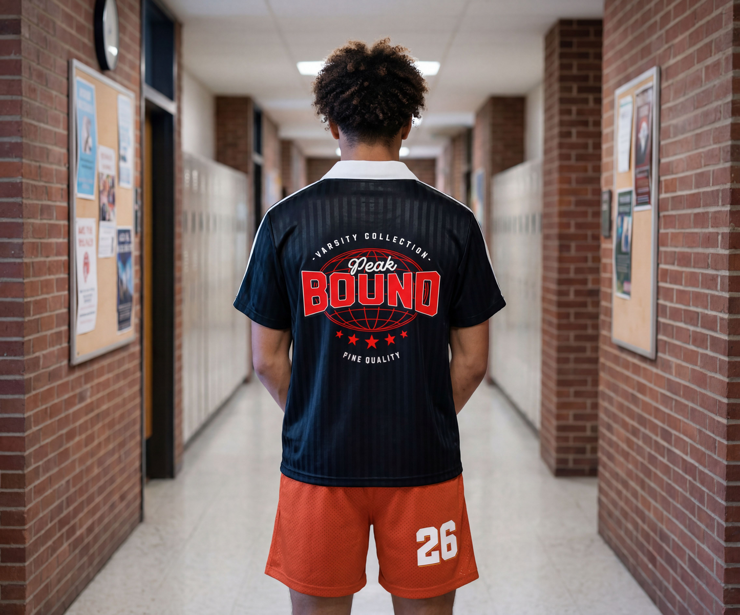 Varsity Peak Bound Collar Soccer Jersey