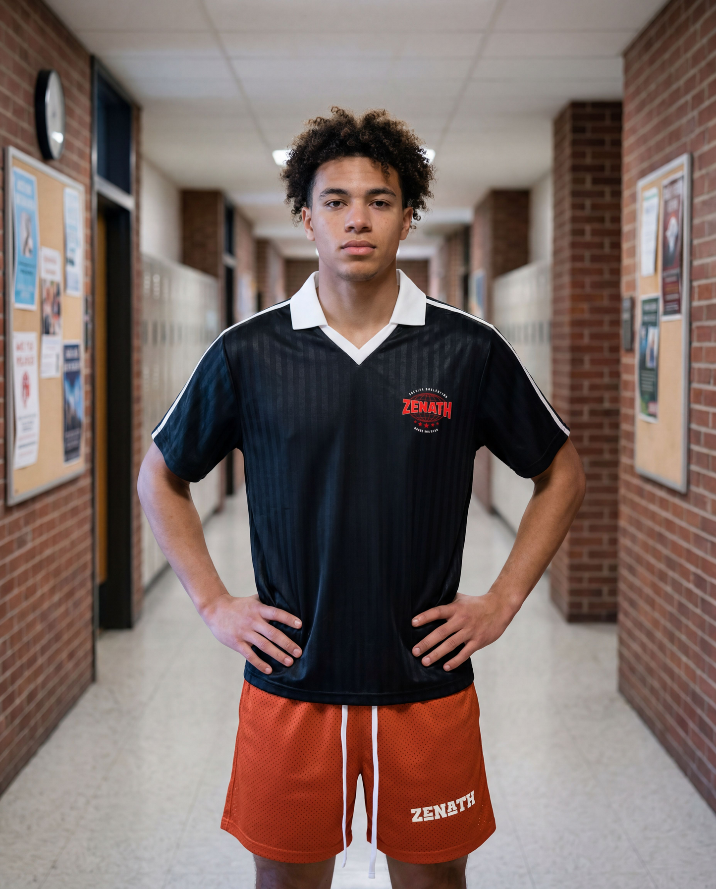 Varsity Peak Bound Collar Soccer Jersey