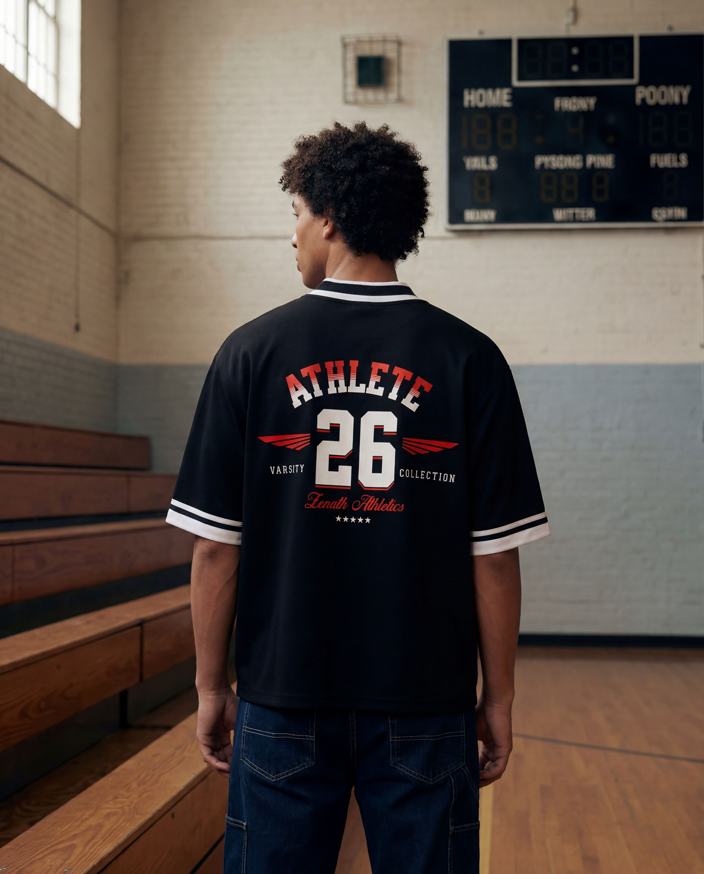 Varsity Athlete Boxy Heavyweight Baseball Jersey
