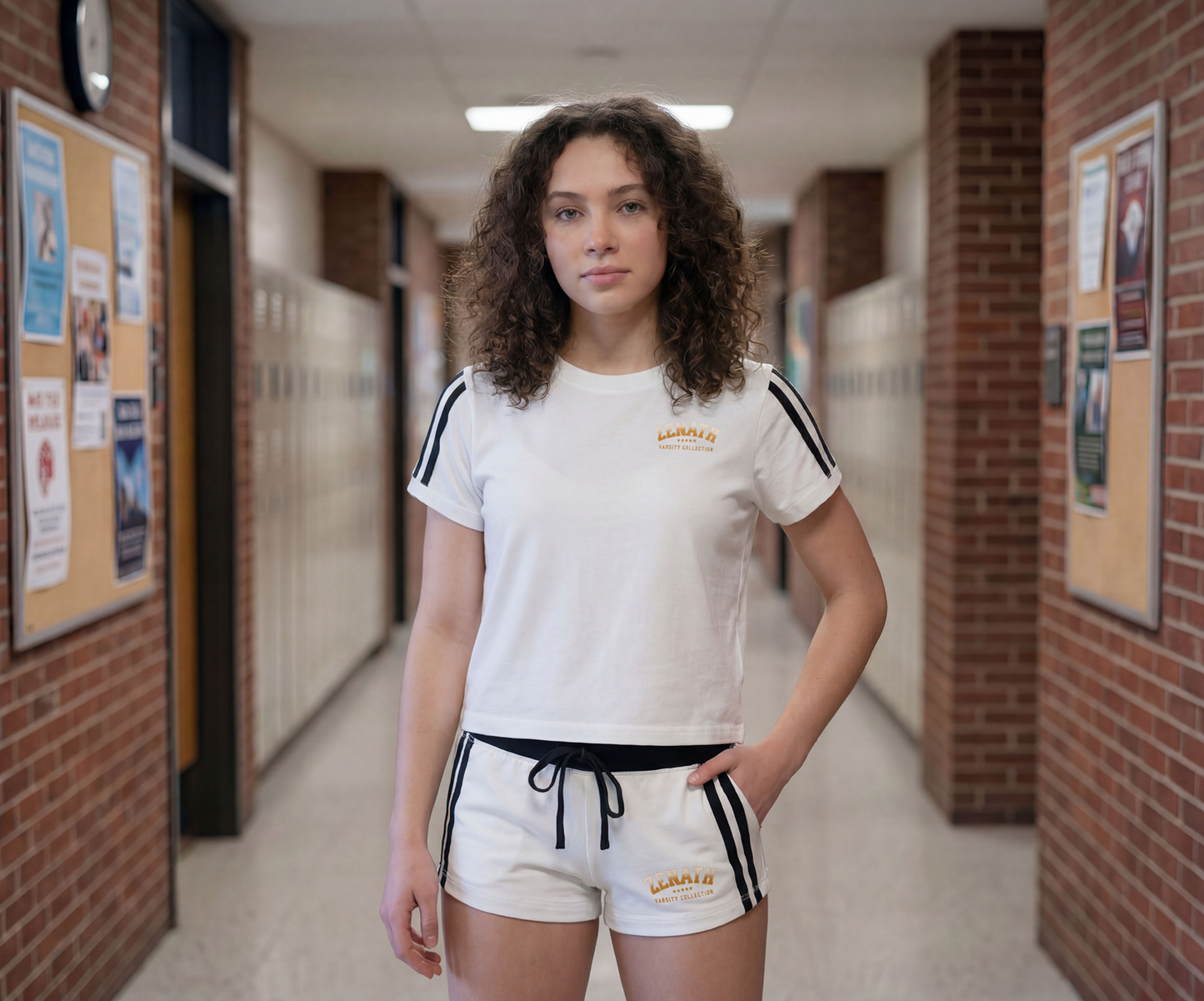 Varsity Athlete Womens Stripe Tee
