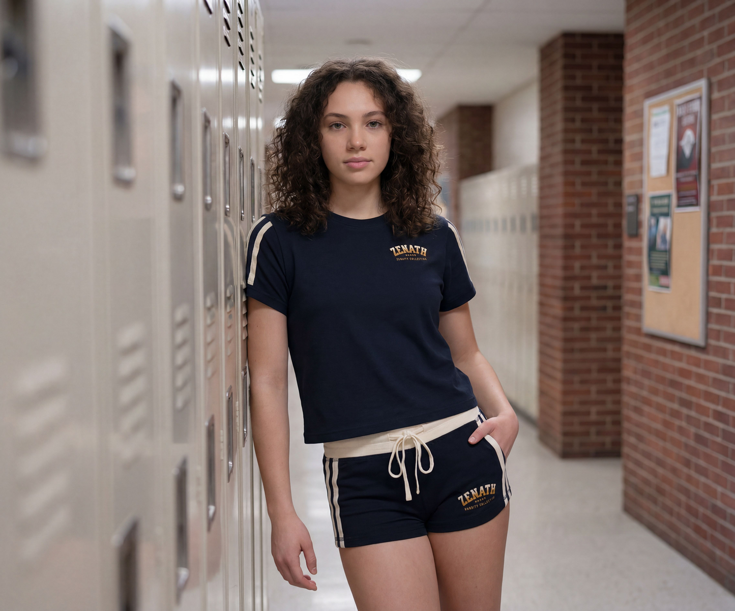 Varsity Athlete Womens Stripe Tee