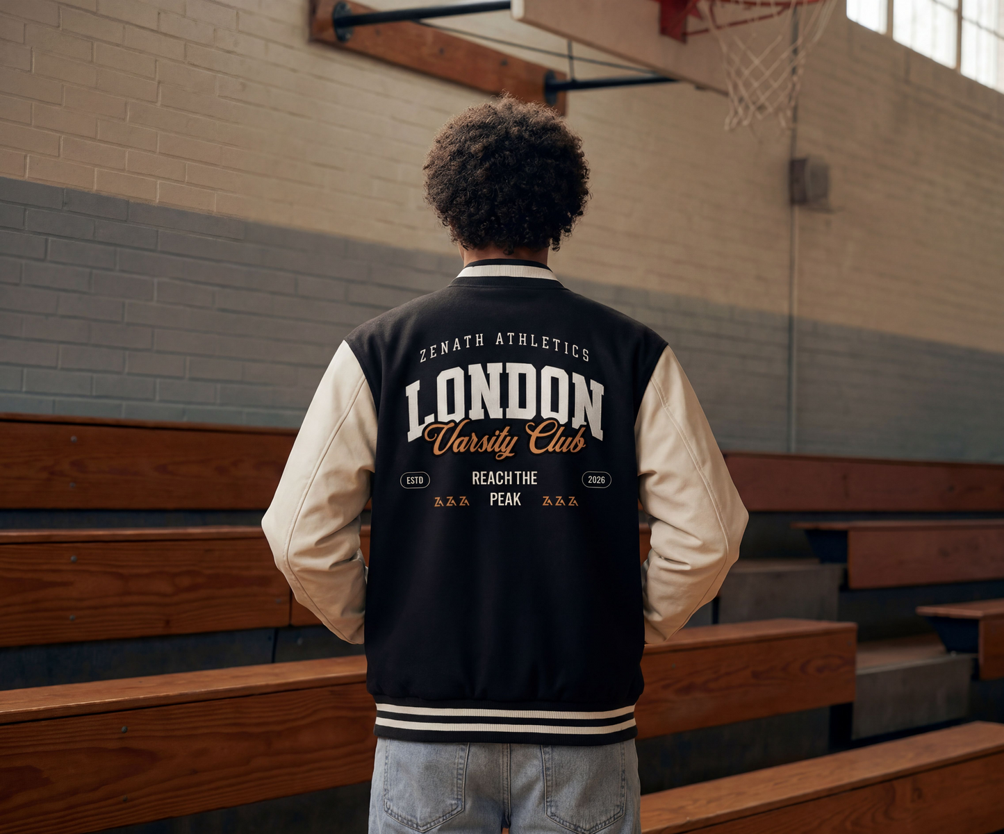 Varsity Club Two-Tone Fleeced Jacket