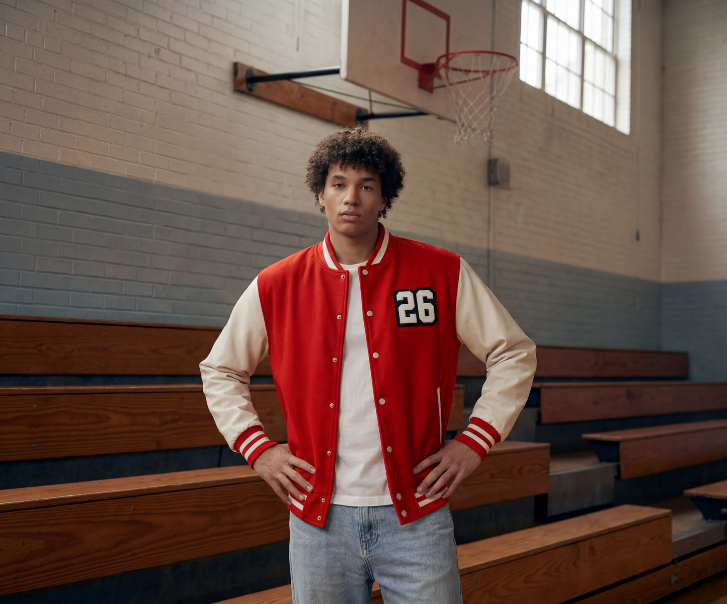 Varsity Club Two-Tone Fleeced Jacket