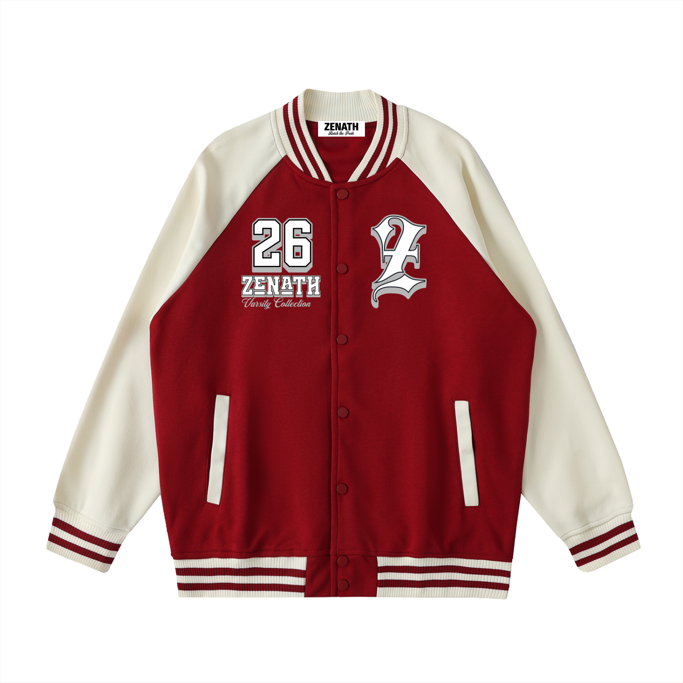 Varsity Fraternity Two Tone Raglan Jacket