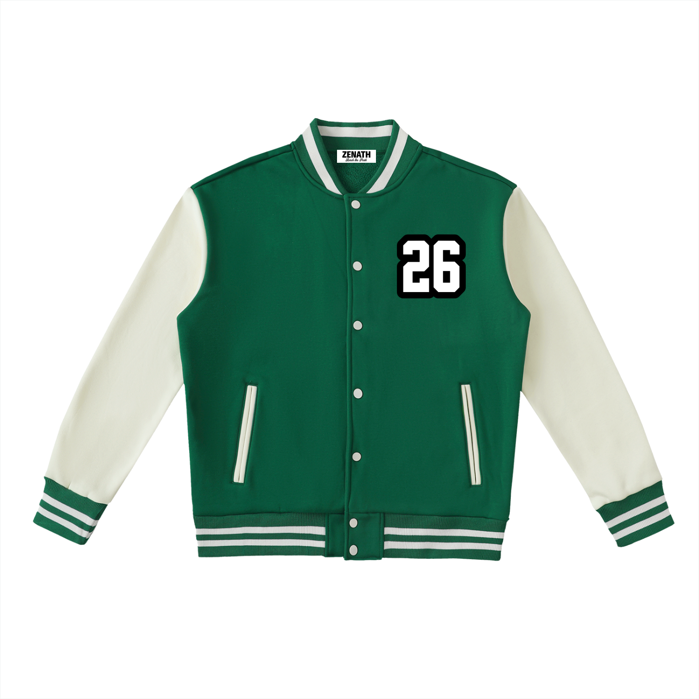 Varsity Club Two-Tone Fleeced Jacket