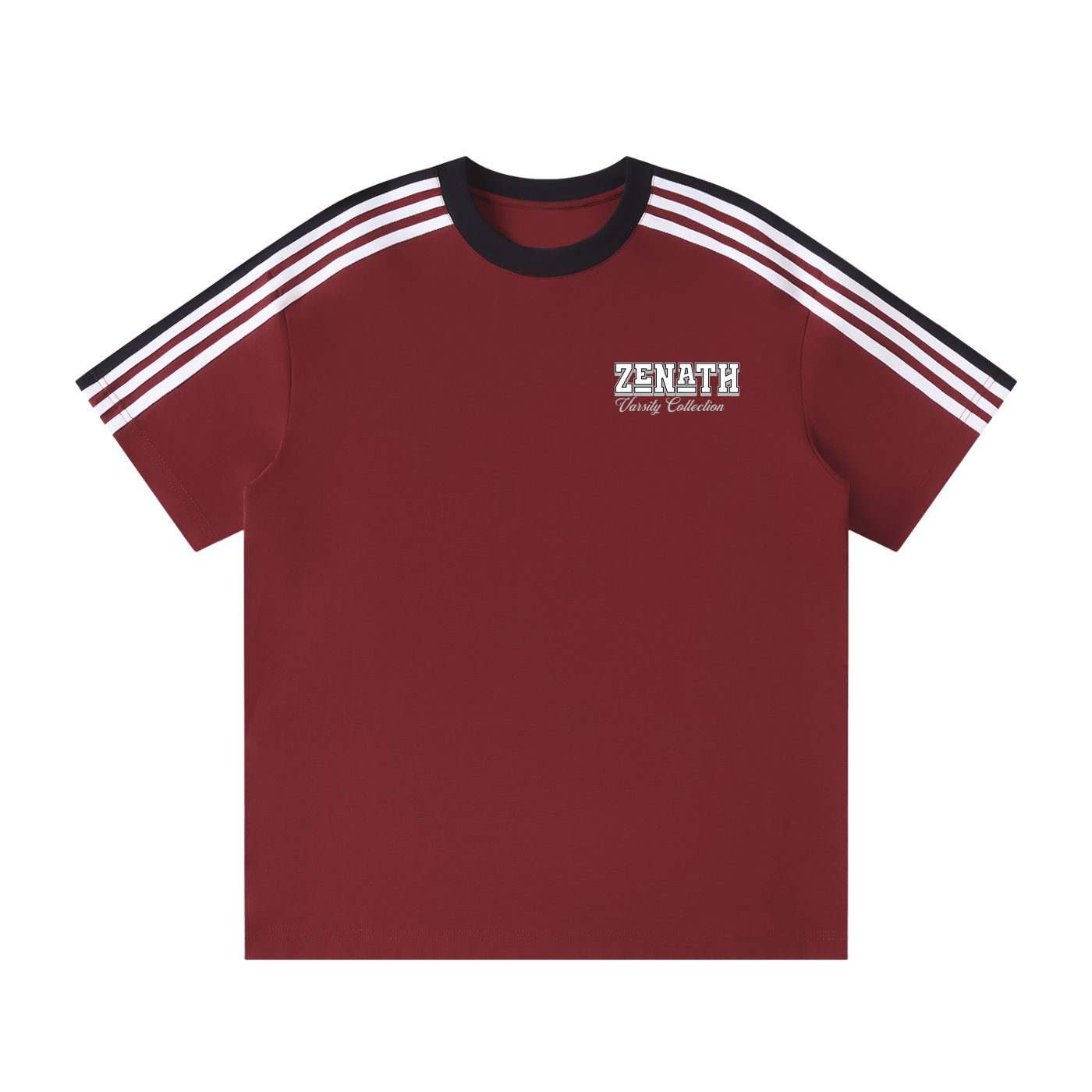 Varsity Fraternity Colorblock Striped T-Shirt