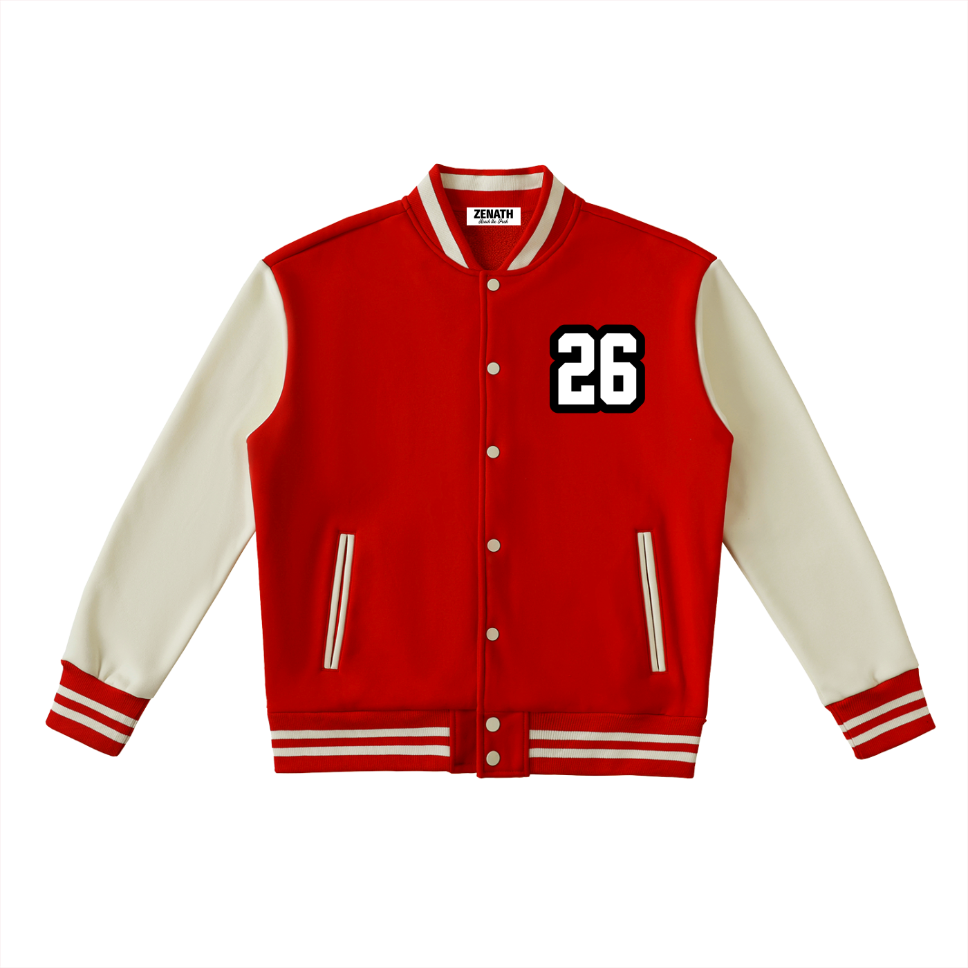 Varsity Club Two-Tone Fleeced Jacket