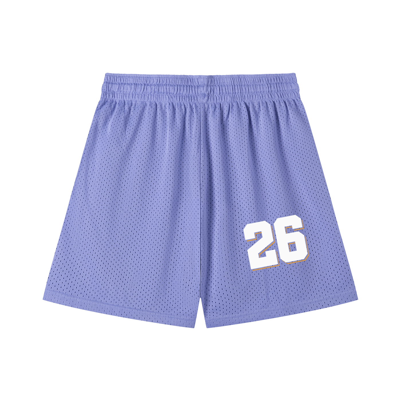 Varsity Script Mesh Drawstring Shorts