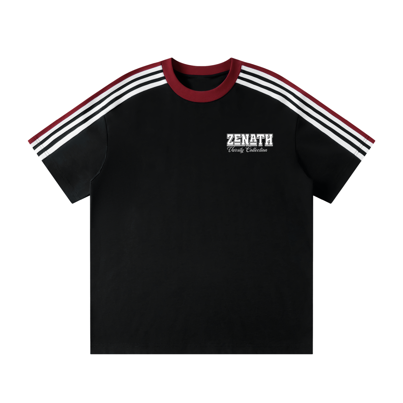 Varsity Fraternity Colorblock Striped T-Shirt