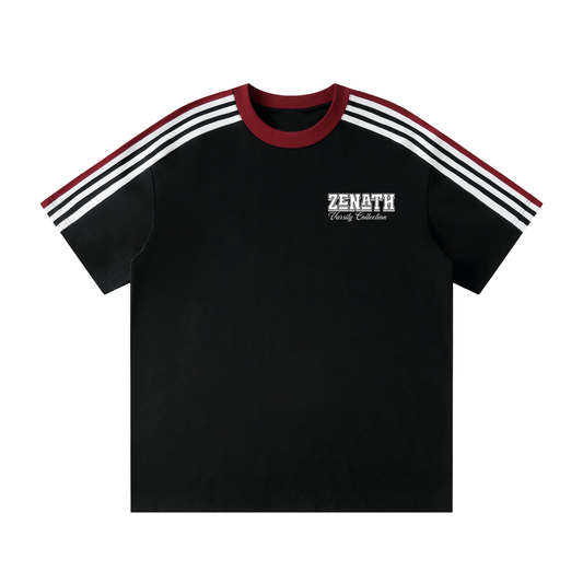 Varsity Fraternity Colorblock Striped T-Shirt