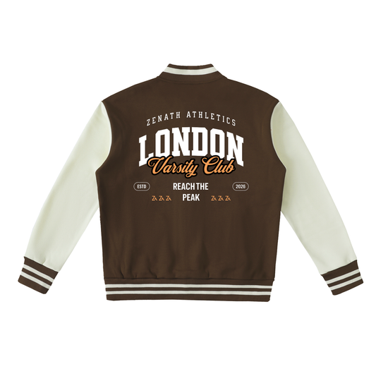 Varsity Two-Tone Fleeced Jacket