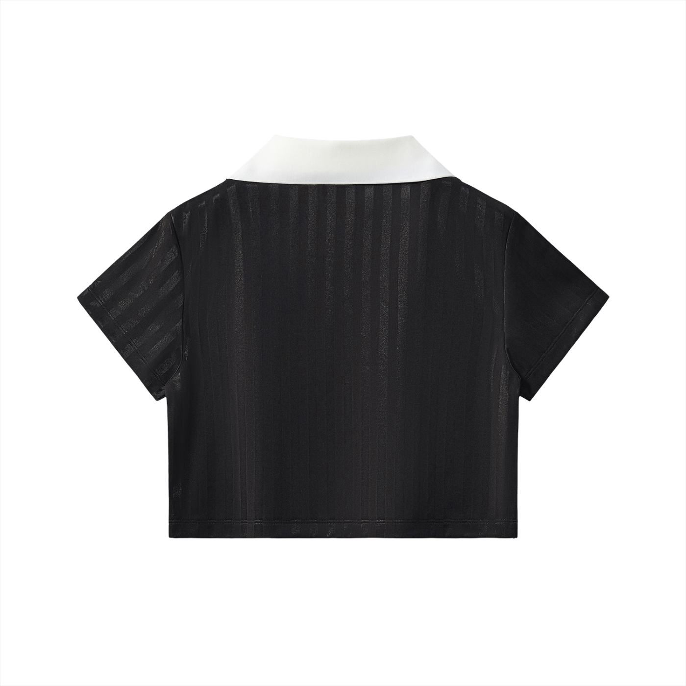 Varsity Script Womens Collar Cropped Jersey