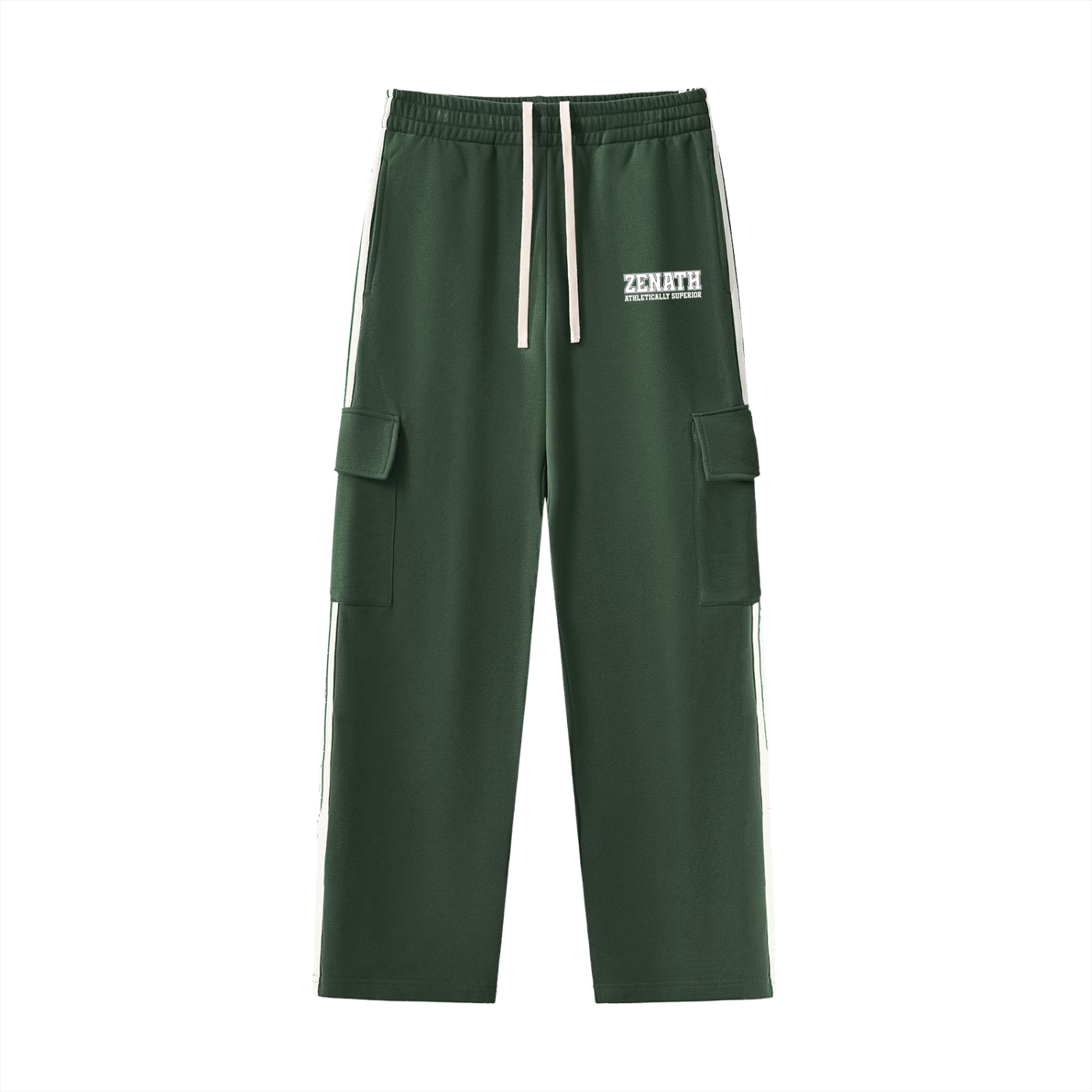Varsity Superior Side Stripe Straight-Leg Pants