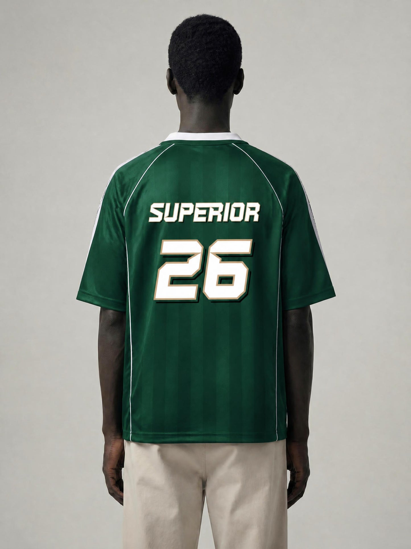Shadow Stripe Collared Soccer Jersey