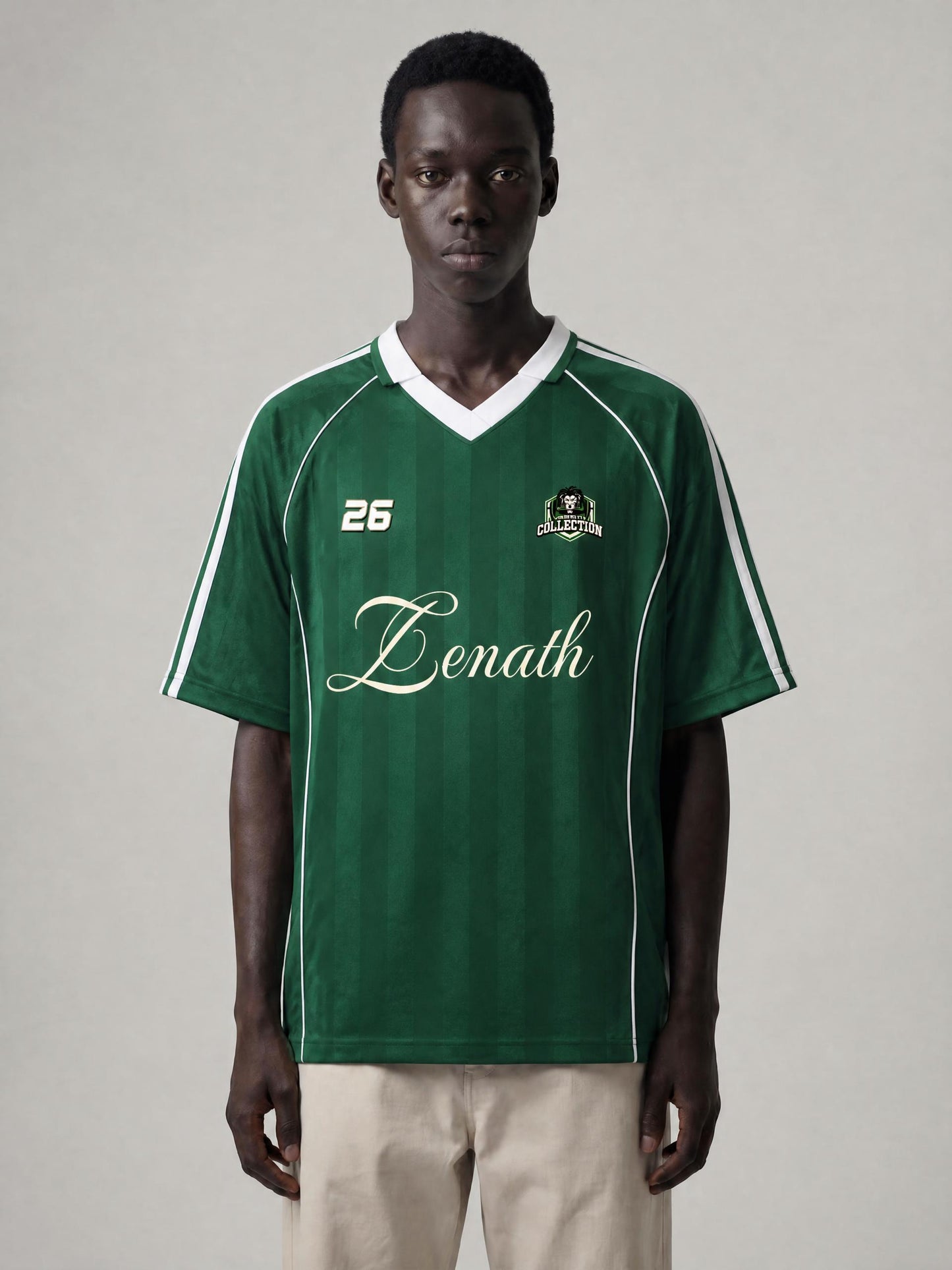Shadow Stripe Collared Soccer Jersey