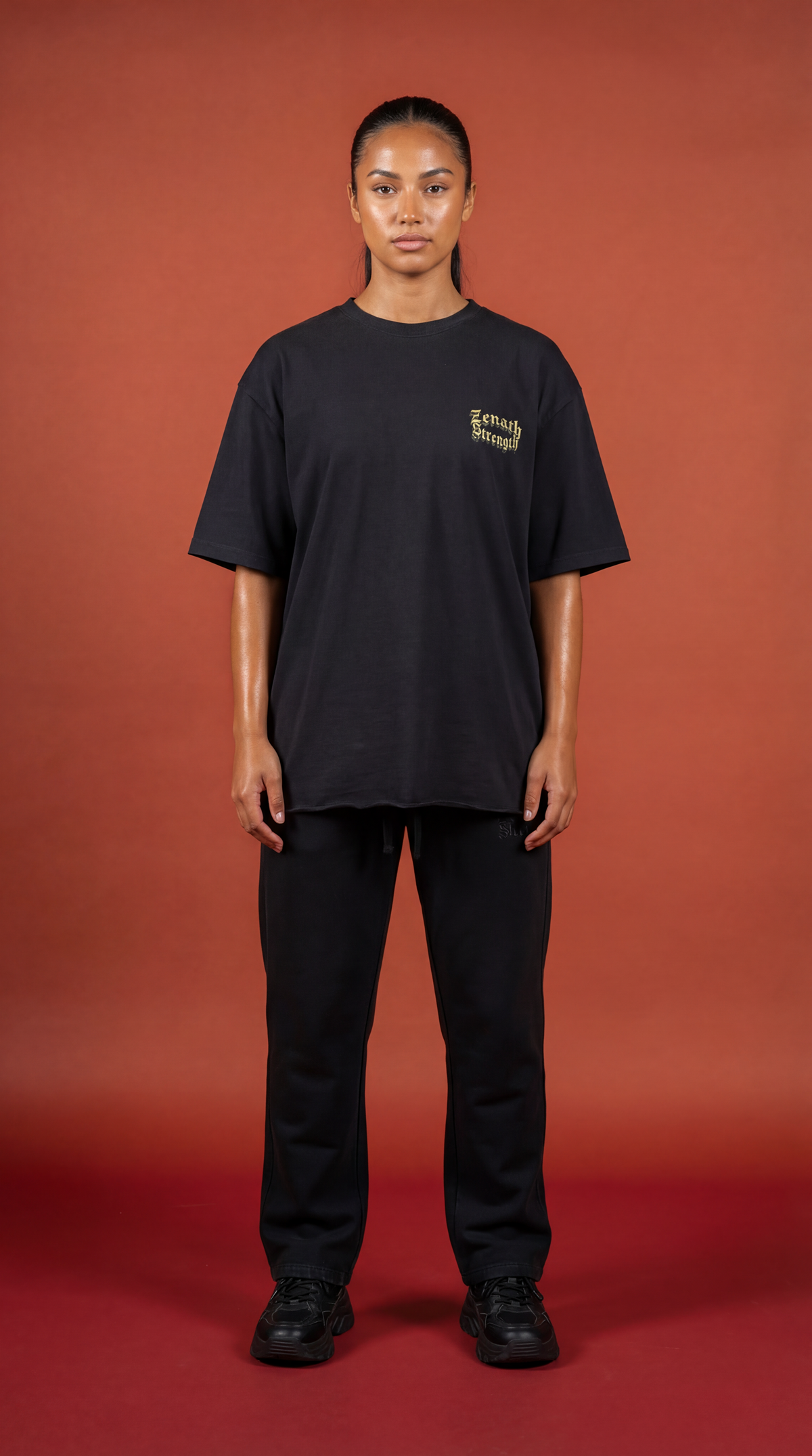 Strength Oversized Faded Tee